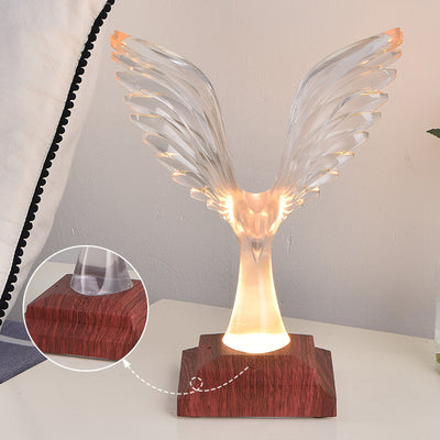 Contemporary Creative USB ABS Acrylic Wingspan Eagle Aroma LED Table Lamp Night Light For Bedside