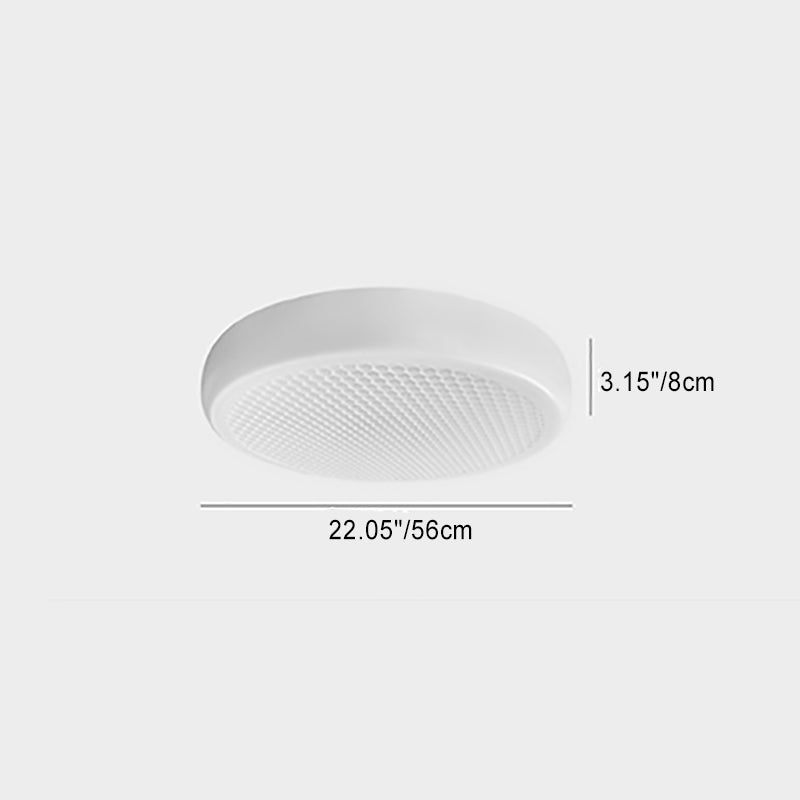 Modern Simplicity Kids Iron ABS Round Flower Star Honeycomb Shade LED Flush Mount Ceiling Light For Bedroom