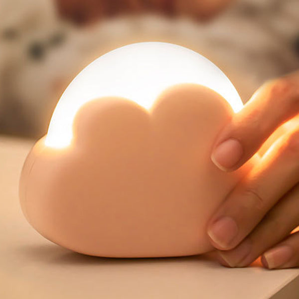 Contemporary Nordic Rechargeable ABS PP Cloud LED Small Table Lamp Night Light For Bedside