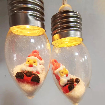 Contemporary Creative Waterproof USB Battery PVC Bulb Christmas Decoration LED String Lights For Living Room