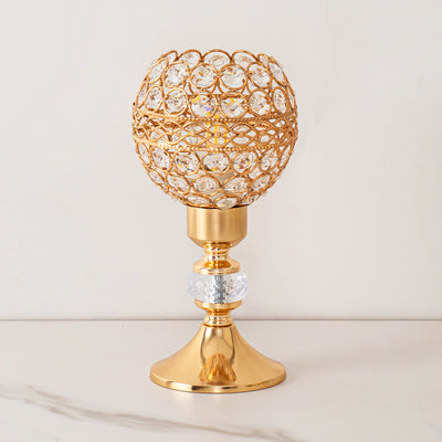 Modern Luxury USB Iron Crystal Cylinder Lattice Bead 1-Light Table Lamp For Bedside