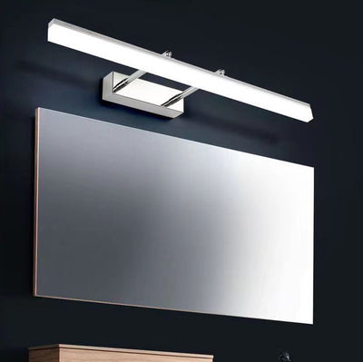 Modern Minimalist Hardware PS Strip Stretchable LED Wall Sconce Lamp Vanity Lighting For Bathroom