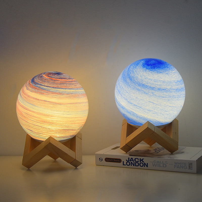 Nordic Creative Planet Design LED Decorative Night Light Table Lamp