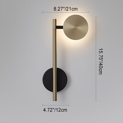 Zeitgenössische Luxus drehbare lange Zylinder Runde Aluminium LED Wandleuchte Lampe für Wohnzimmer 