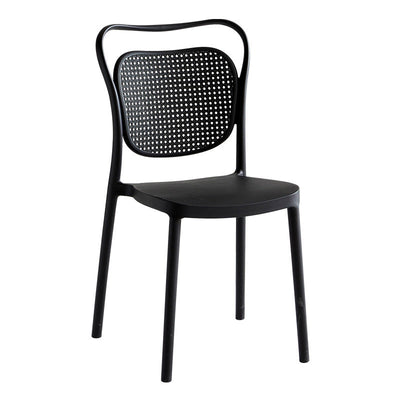 Contemporary Nordic PP Macarons Dining Chair Backrest Armless For Dining Room