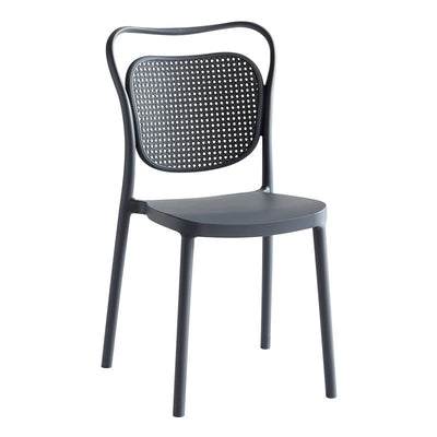 Contemporary Nordic PP Macarons Dining Chair Backrest Armless For Dining Room