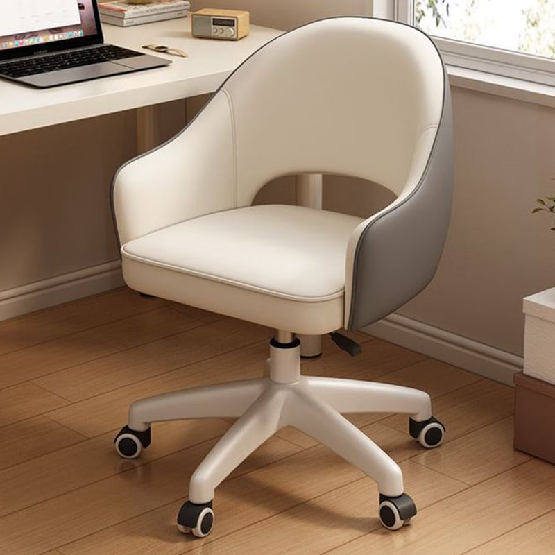 Modern Simplicity Leather Nylon Desk Chair Backrest Armrest For Home Office