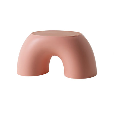 Contemporary Creative PP Rainbow Shape Macarons Footstool Backless Armless For Living Room