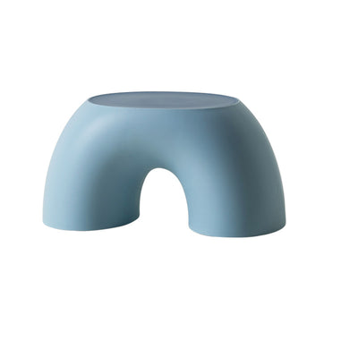 Contemporary Creative PP Rainbow Shape Macarons Footstool Backless Armless For Living Room