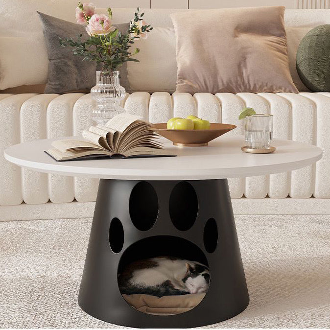 Contemporary Creative Round Cat Scratching Coffee Table 1 - Cabinet For Living Room