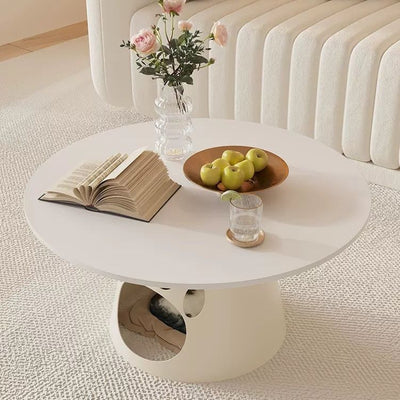 Contemporary Creative Round Cat Scratching Coffee Table 1 - Cabinet For Living Room