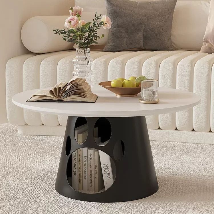 Contemporary Creative Round Cat Scratching Coffee Table 1 - Cabinet For Living Room