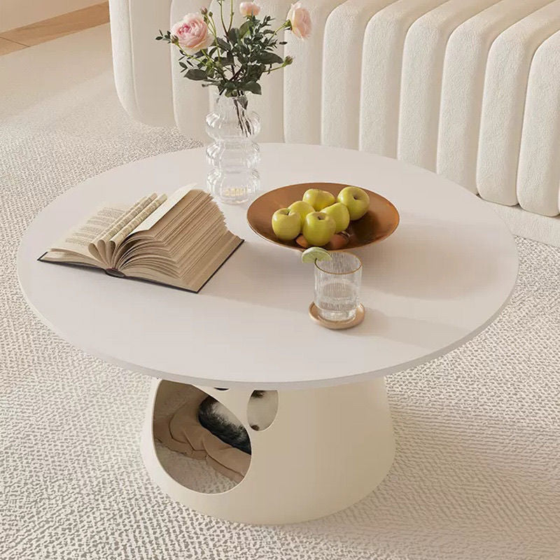 Contemporary Creative Round Cat Scratching Coffee Table 1 - Cabinet For Living Room