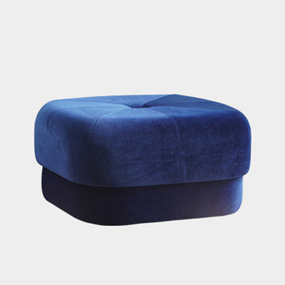 Modern Simplicity Round Square Fabric Sponge Footstool For Living Room