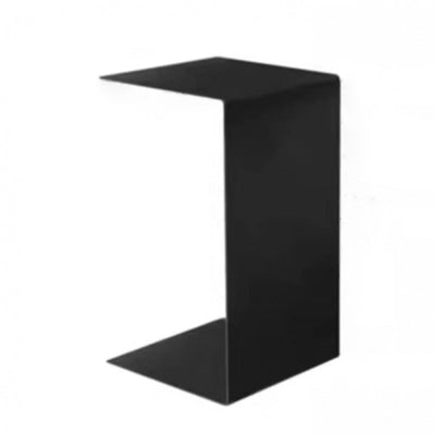 Modern Minimalist Geometry Steel Plate End Table 2 - Tier For Living Room