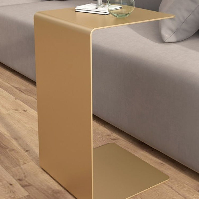 Modern Minimalist Geometry Steel Plate End Table 2 - Tier For Living Room