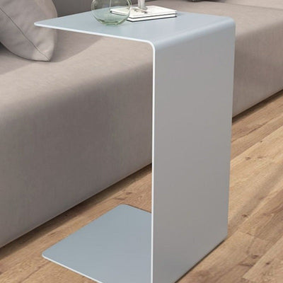 Modern Minimalist Geometry Steel Plate End Table 2 - Tier For Living Room