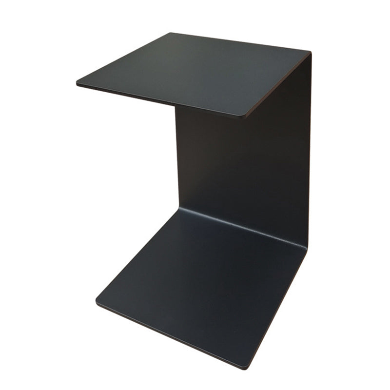 Modern Minimalist Geometry Steel Plate End Table 2 - Tier For Living Room