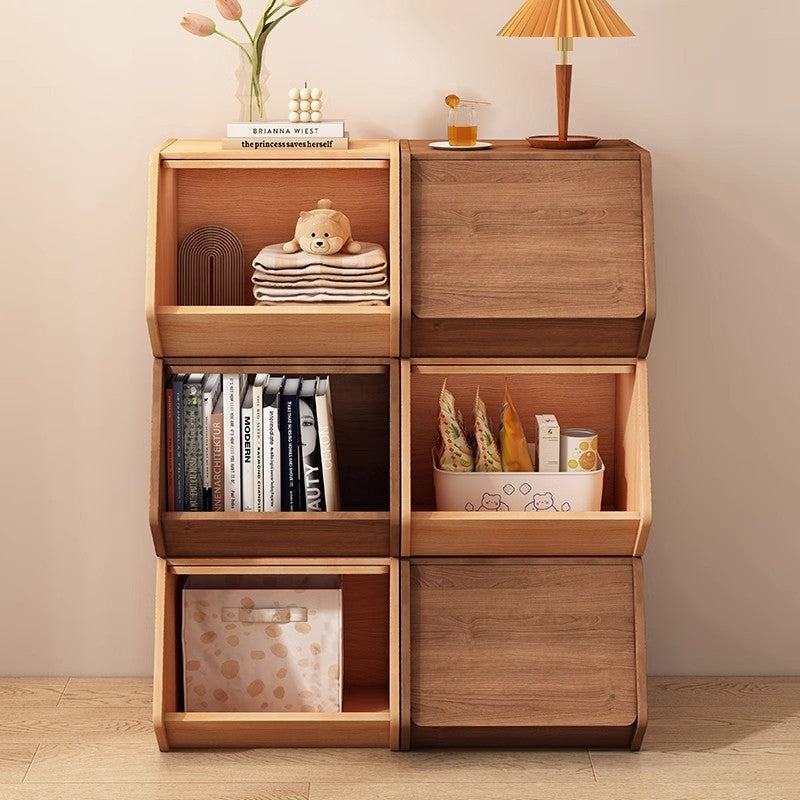 Modern Simplicity Solid Wood Board Side Table 1 - Cabinet For Living Room