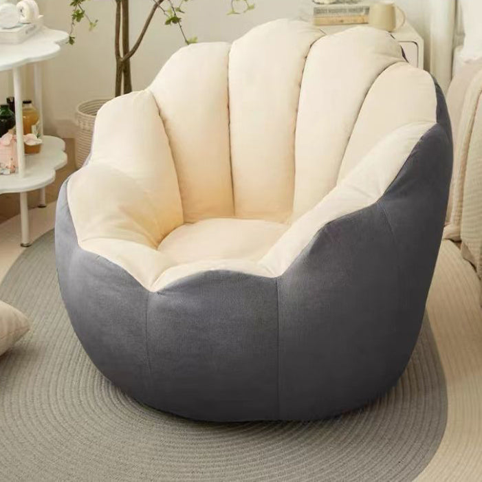 Contemporary Scandinavian Cotton Particle Lazy Round Pumpkin Sofa Armrest For Living Room