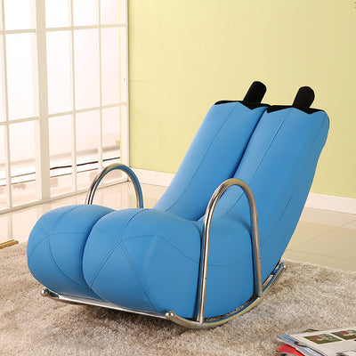 Contemporary Creative Banana PU Leather Upholstered Recliner Backrest Armrest For Living Room