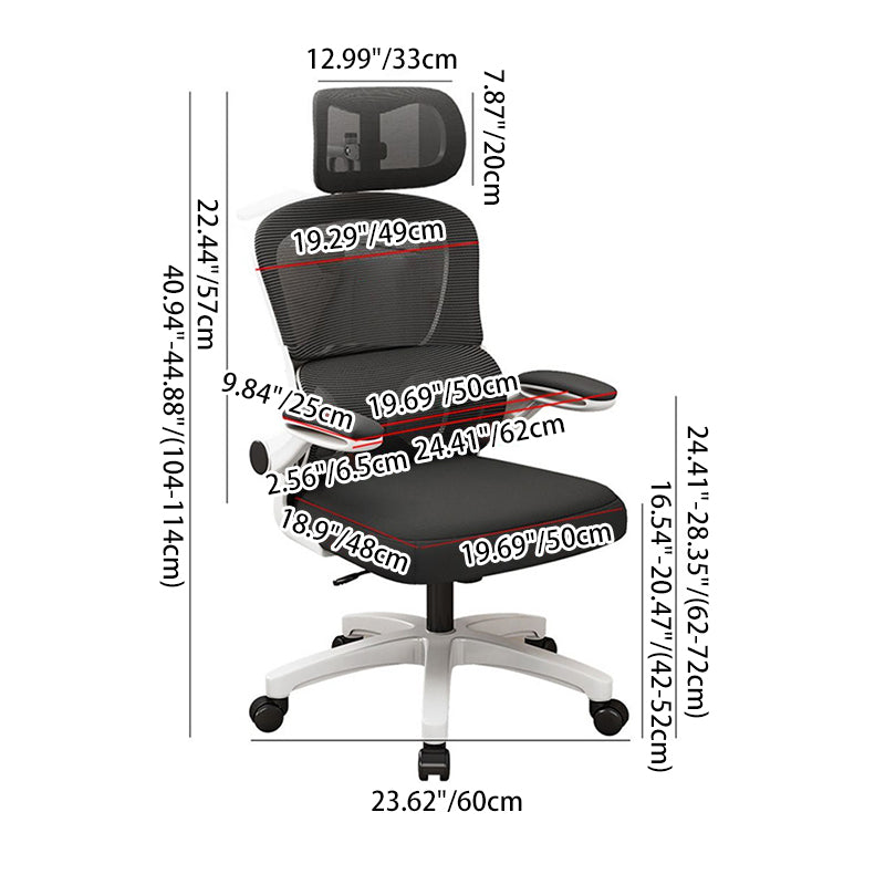 Moderner minimalistischer Doppelrücken-Quadratnetz-Karbonstahl-Schreibtischstuhl Rückenlehne Armlehne für das Homeoffice 