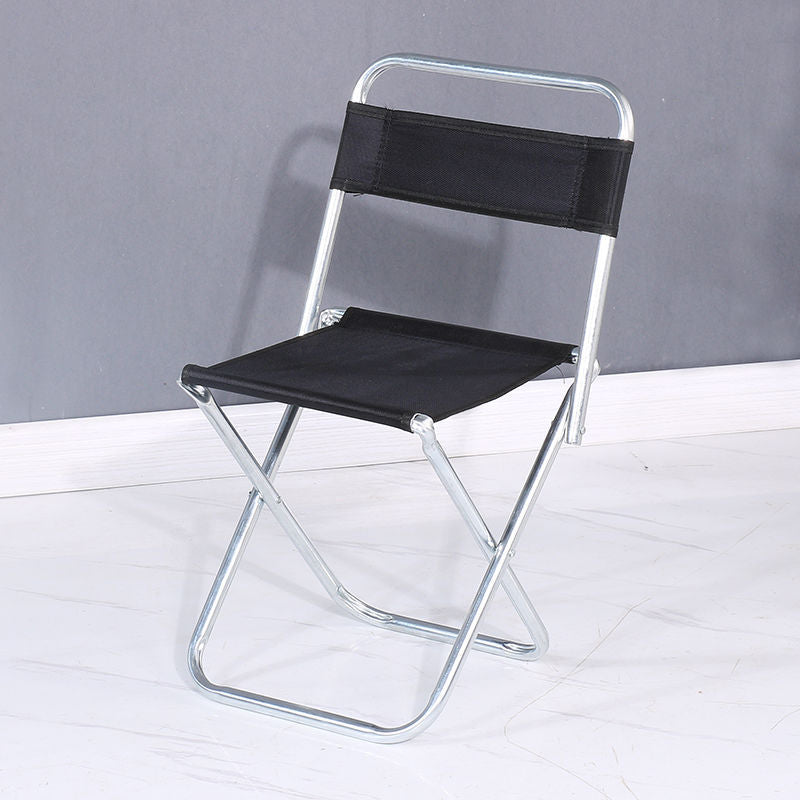 Modern Simplicity Fabric Metal Square Outdoor Chair Backrest Foldable For Outdoor