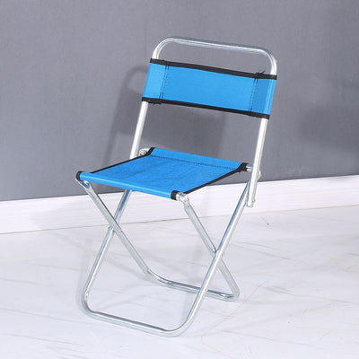 Modern Simplicity Fabric Metal Square Outdoor Chair Backrest Foldable For Outdoor