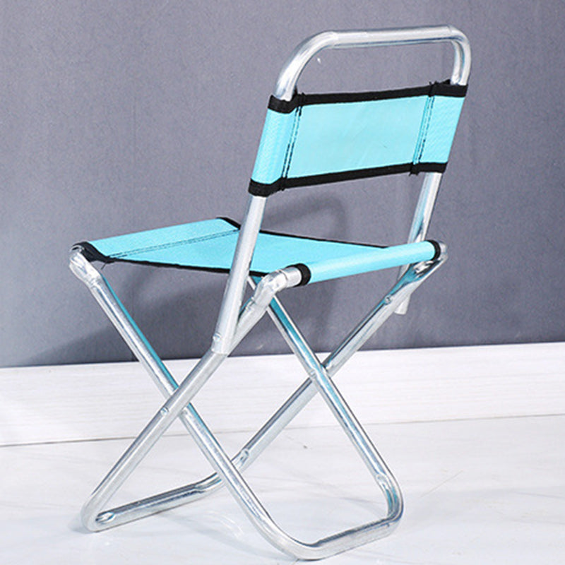 Modern Simplicity Fabric Metal Square Outdoor Chair Backrest Foldable For Outdoor