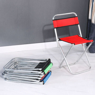 Modern Simplicity Fabric Metal Square Outdoor Chair Backrest Foldable For Outdoor