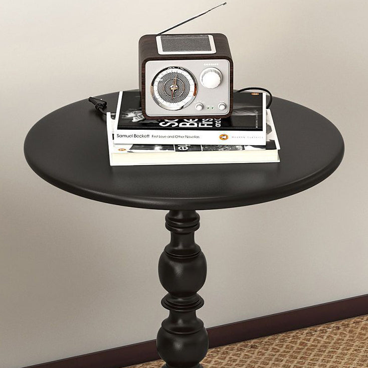 Contemporary Creative Round Iron End Table 1-Tier For Living Room