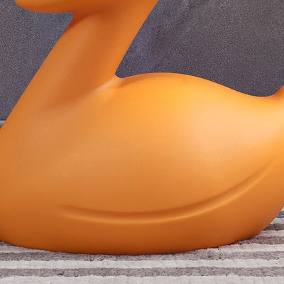 Contemporary Creative Duck Plastic End Table 1-Tier For Living Room