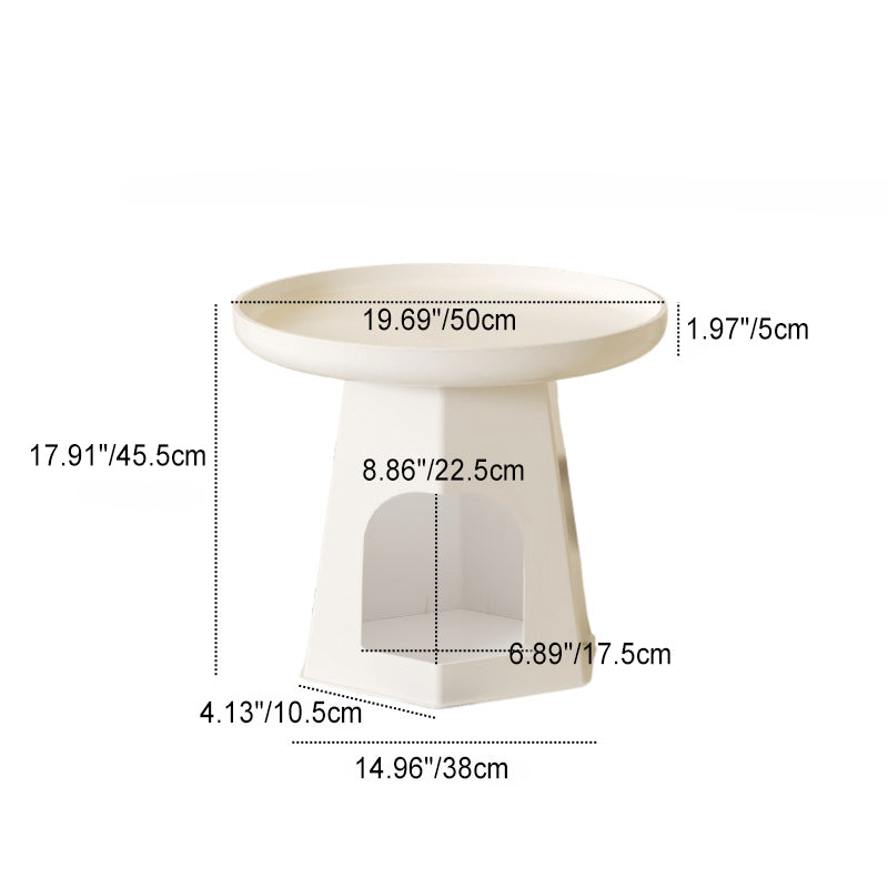 Moderner minimalistischer rechteckiger Faux-Panel-Solid-Holz-Beistelltisch für das Wohnzimmer 