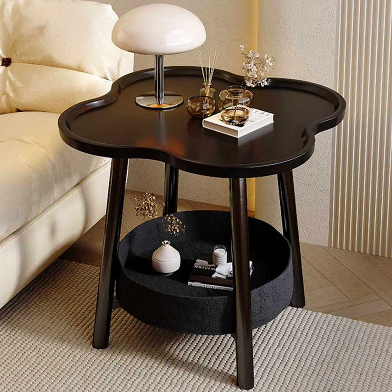 Contemporary Creative Clouds Round Tier 2-Tier Side Table For Living Room