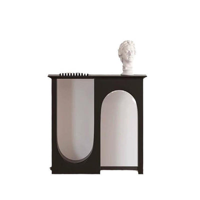 Traditional French MDF Double Arch Entrance Cabinet For Entryway