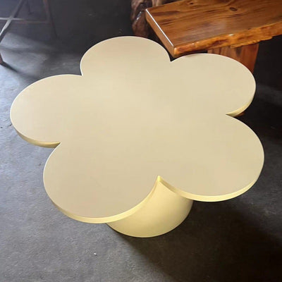 Contemporary Creative Flower Shape MDF Coffee Table For Living Room