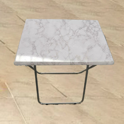 Modern Minimalist Foldable Rectangular Density Plate Steel Side Table For Living Room