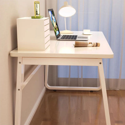 Modern Minimalist Rectangular Iron Density Plate Desk For Home Office