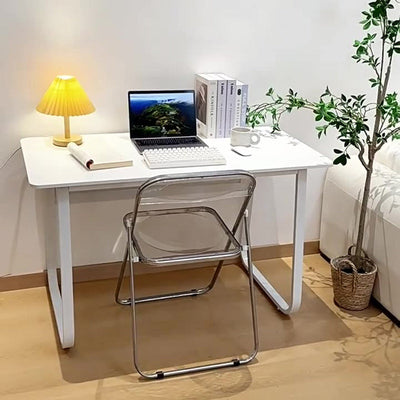 Modern Minimalist Rectangular Iron Density Plate Desk For Home Office