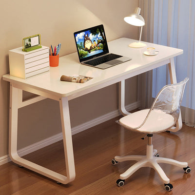 Modern Minimalist Rectangular Iron Density Plate Desk For Home Office