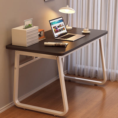 Modern Minimalist Rectangular Iron Density Plate Desk For Home Office