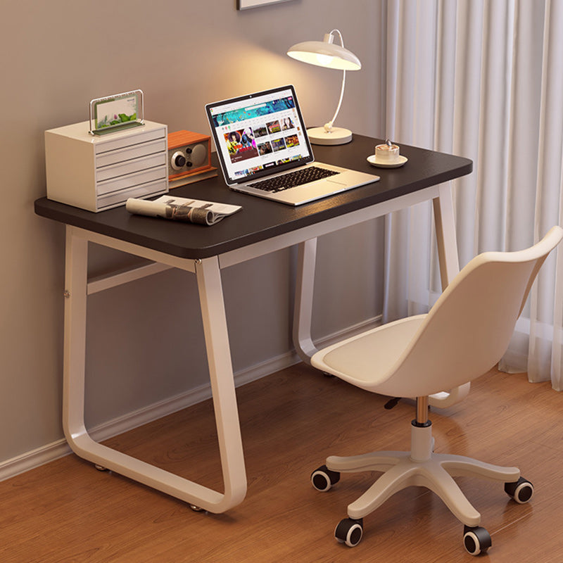 Modern Minimalist Rectangular Iron Density Plate Desk For Home Office