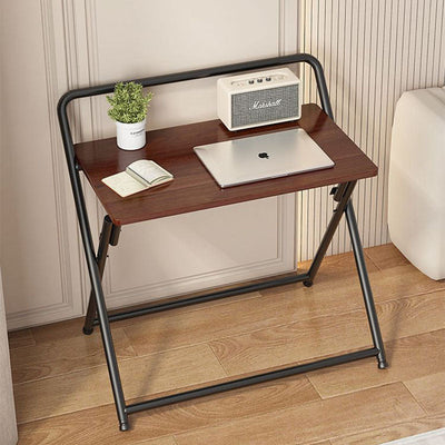 Modern Minimalist Foldable Rectangular Density Plate Carbon Steel Desk For Home Office