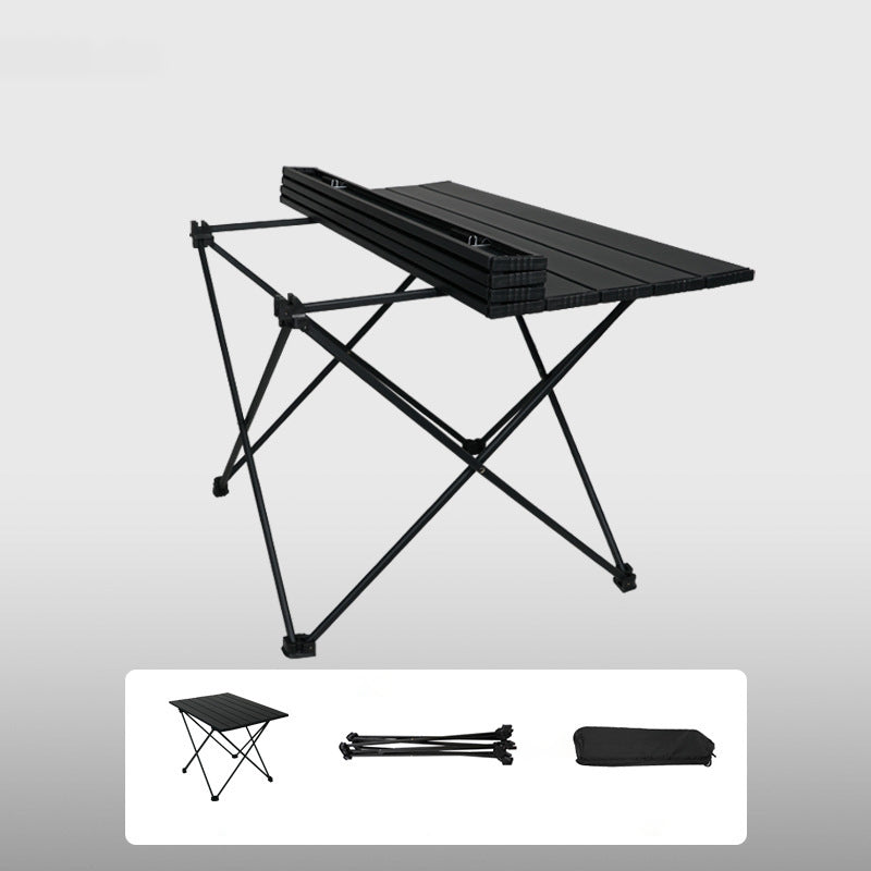 Modern Minimalist Portable Foldable Rectangle Aluminum Outdoor Coffee Table For Outdoor