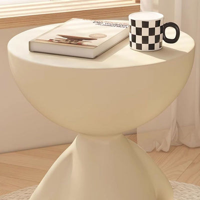 Contemporary Creative Bear Round Plastic Side Table For Living Room