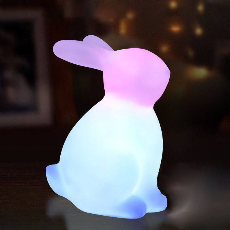 Contemporary Creative Rabbit PE LED Table Lamp For Bedroom