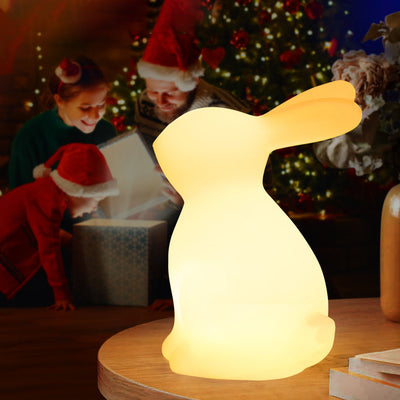 Contemporary Creative Rabbit PE LED Table Lamp For Bedroom