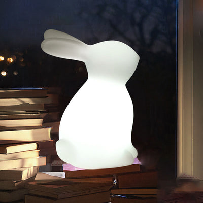 Contemporary Creative Rabbit PE LED Table Lamp For Bedroom