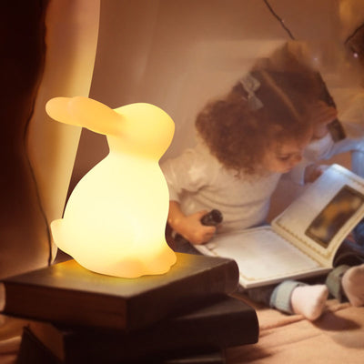 Contemporary Creative Rabbit PE LED Table Lamp For Bedroom