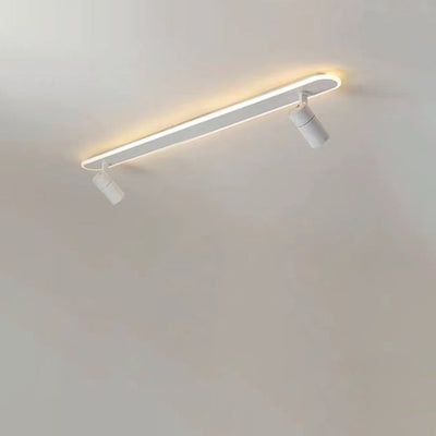 Modern Minimalist Acrylic Long Spotlight Track Light LED Flush Mount Ceiling Light For Living Room